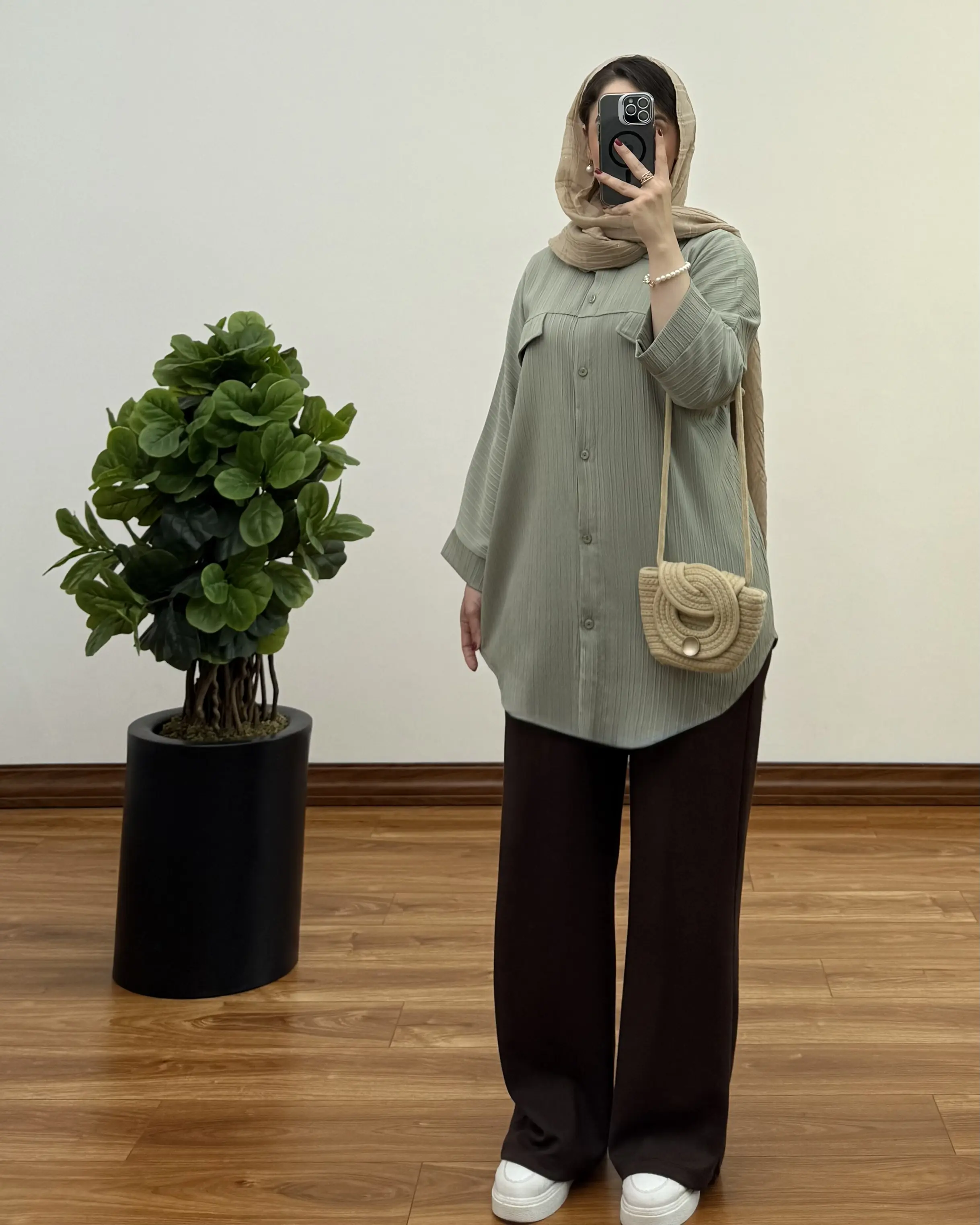 تونیک مانتویی جیب نما 1